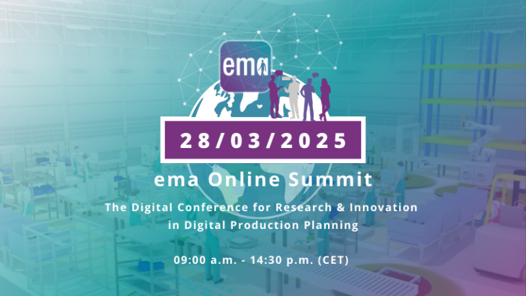 ema Online Summit – Research & Innovation in Digital Production Planning